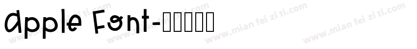 Apple Font字体转换